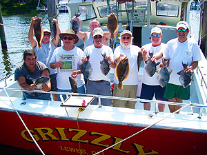 delaware charter boat fishing