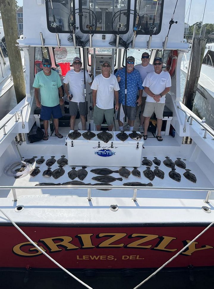 Lewes Charter Boat Fishing Rates in Delaware - Grizzly